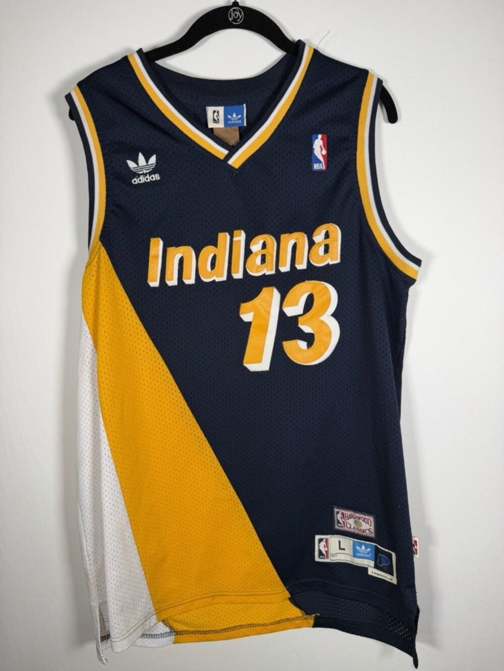 Adidas HWC Hardwood Classic Paul George Indiana Pacers Jersey L mesh